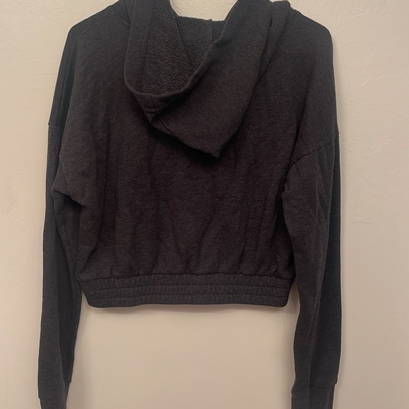 Victoria secret women’s size large crop hoodie with sequin lettering - Picture 5 of 7